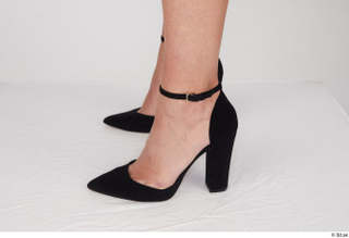 Babbie black high heels sandals business foot shoes 0007.jpg
